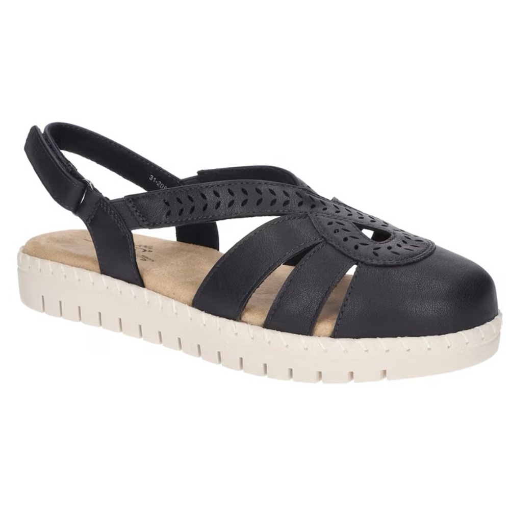 Easy Street Women's Tilda Sandal, Navy, 7.5 Wide